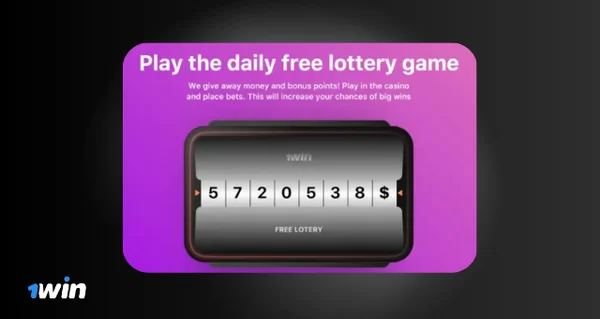 1win casino free lottery game 1win daily free lottery