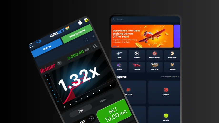4rabet Casino Mobile Application 4RaBet Aviator App