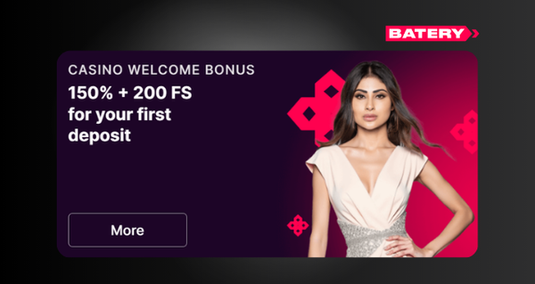Batery welcome bonus Batery welcome bonus