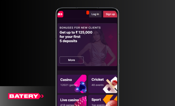 Step 1 - Installing Batery app Batery casino app