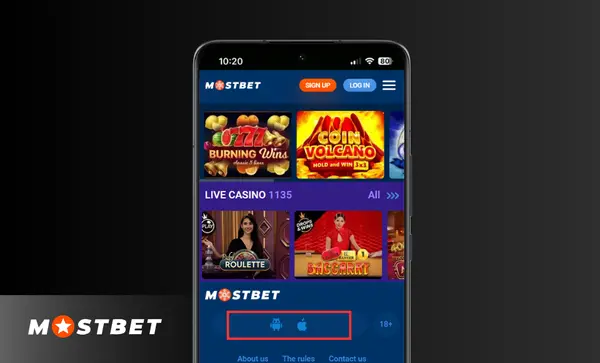 Step 1 - Mostbet app installation Step 1 - Mostbet app installation