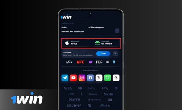 Step 2 - 1win casino download app 1win App Download