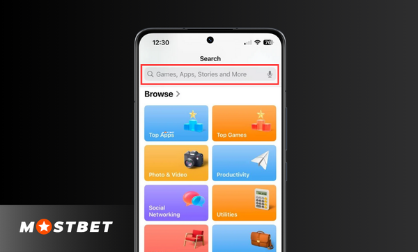 Step 2 - Mostbet Install iOS App Step 2 - Install Mostbet iOS App