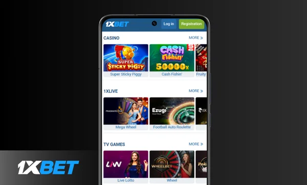 Step 2 - visit 1xbet 1xbet casino games app