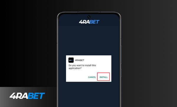 Step 3 - 4rabet Install app 4rabet install app